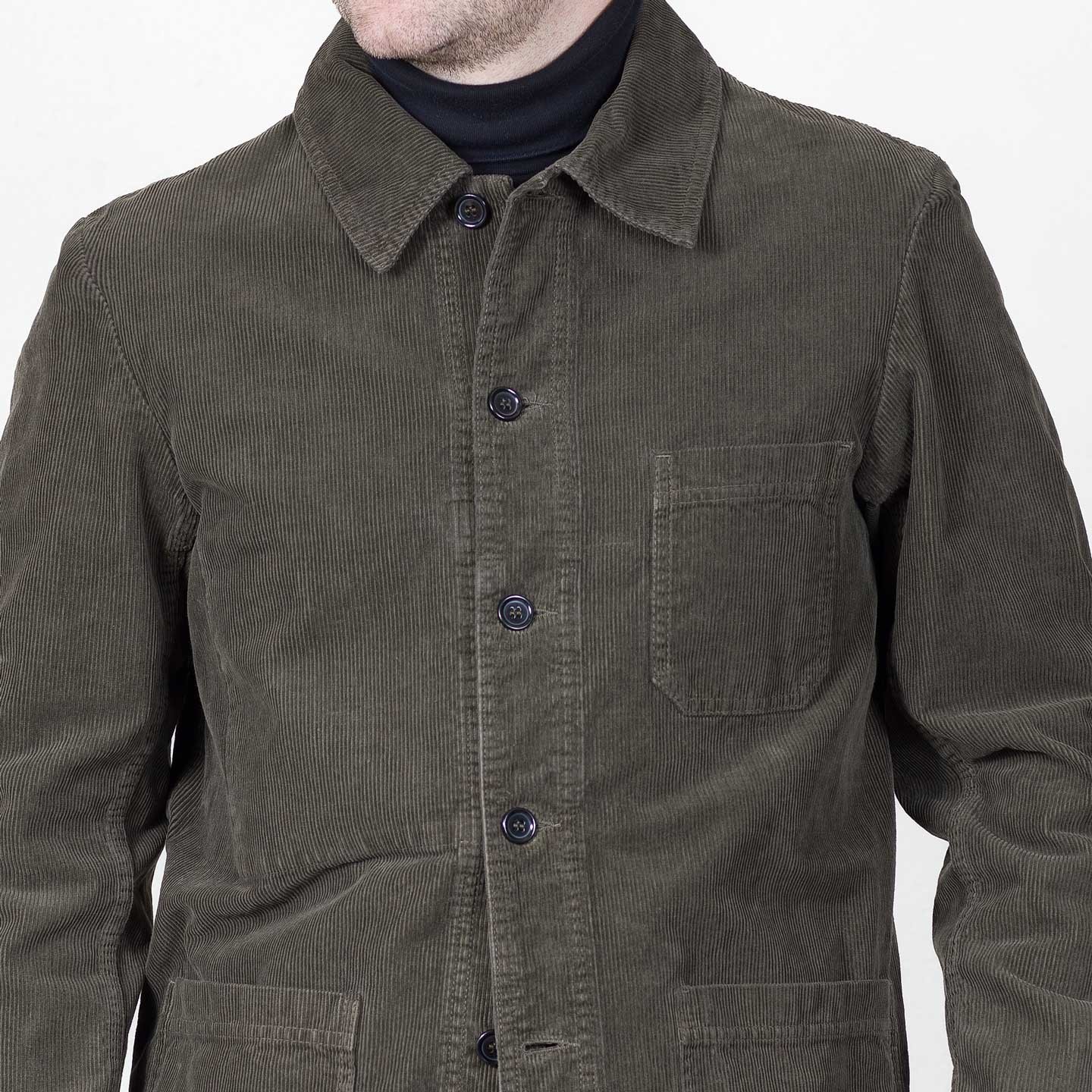 Soft Corduroy Workwear Jacket 2B/5 Truffle VETRA