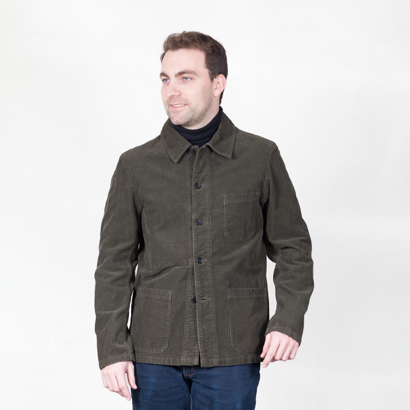 Soft corduroy French workwear men's jacket - VETRA 100% Made in France