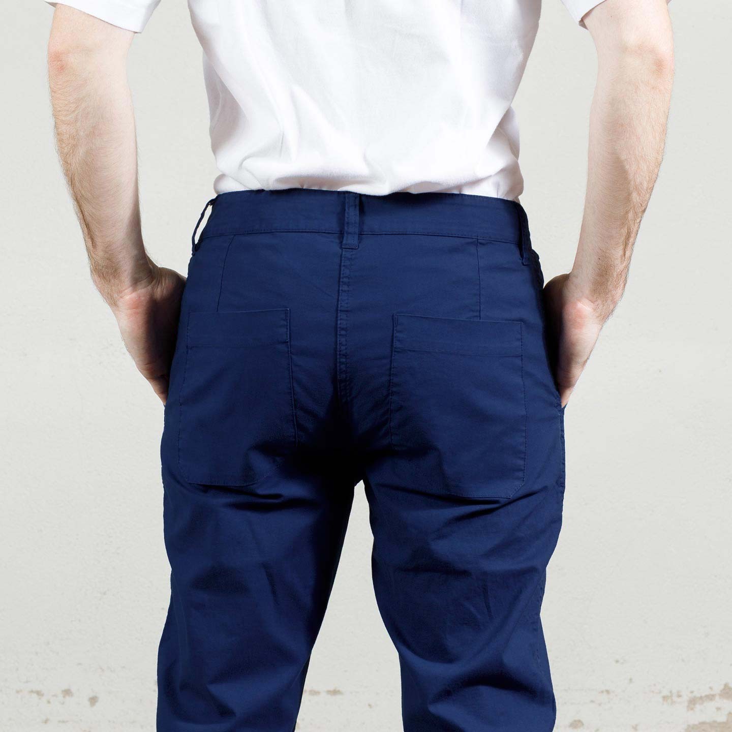 Lightweight fabric trousers 4N55/256 navy