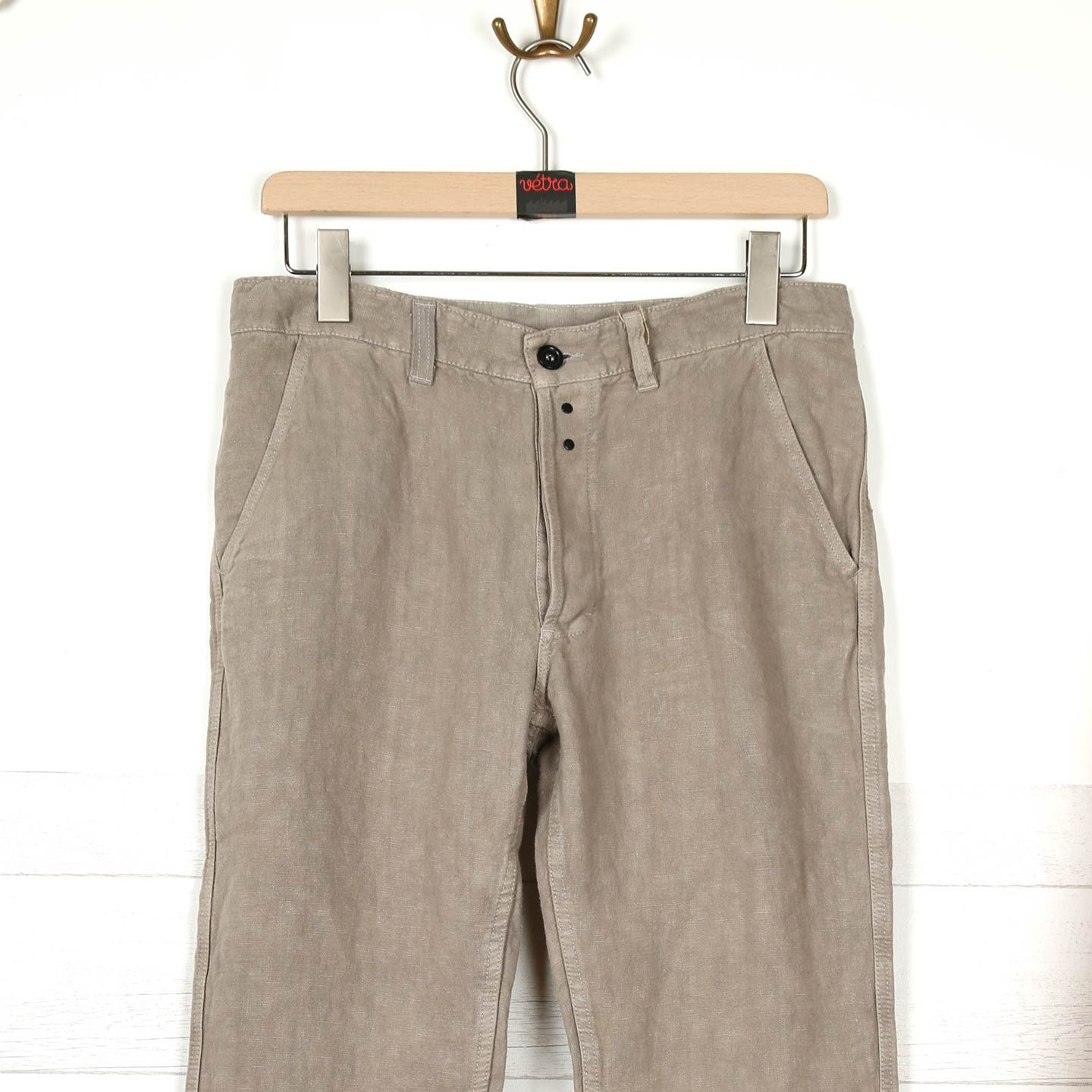 Heavy Linen French workwear trousers - VETRA 100% made in France