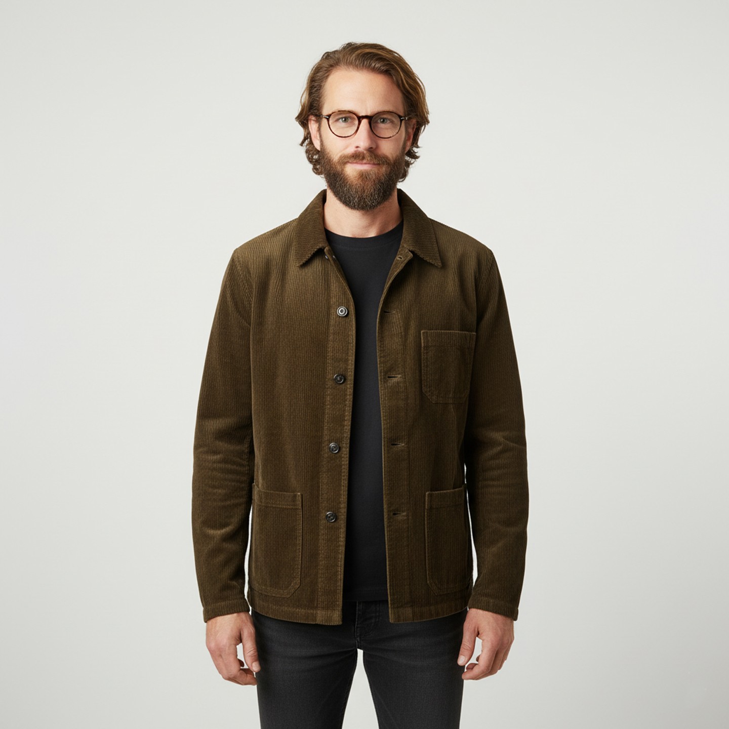 Stiff Corduroy Workwear Jacket 9N/5