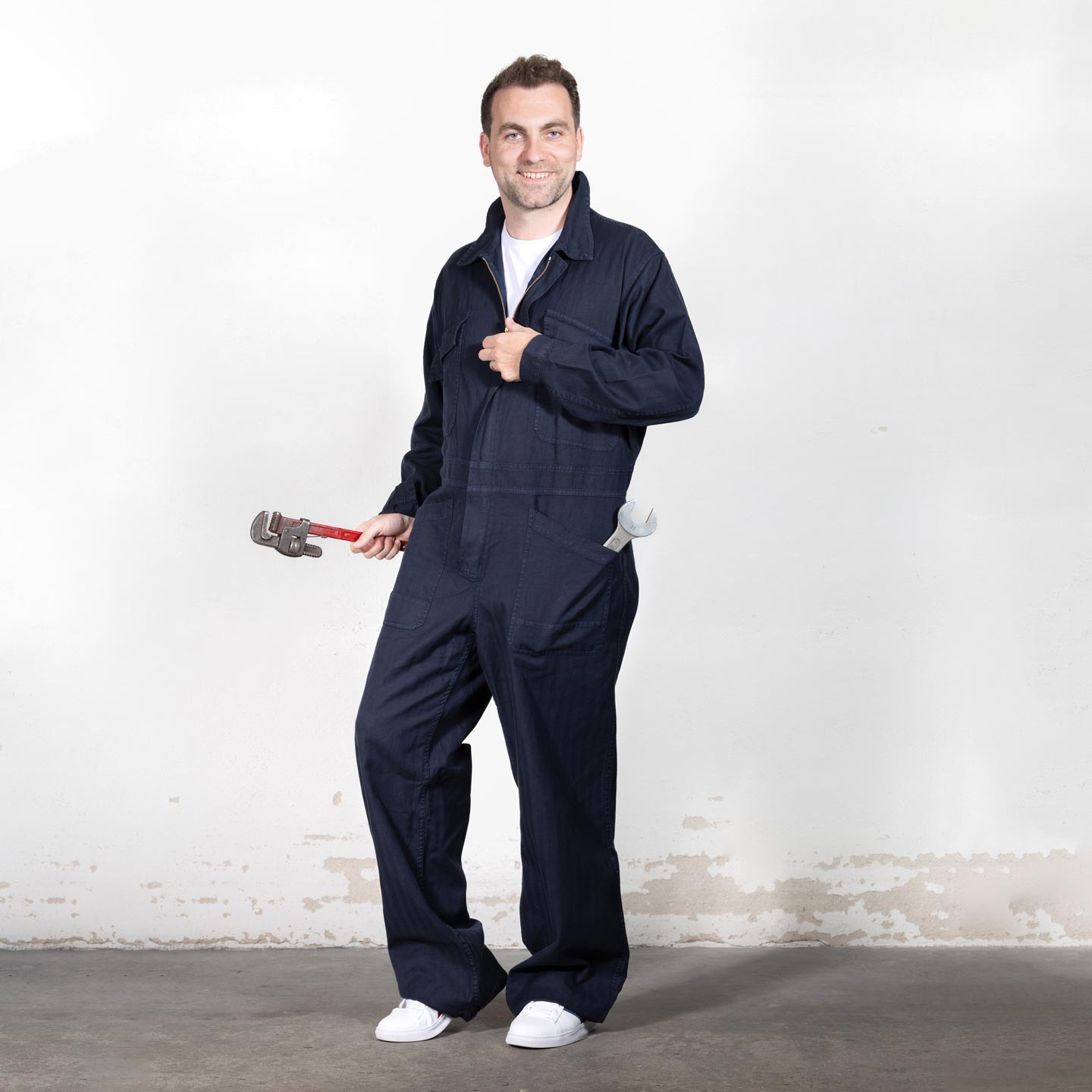 Loose Coverall in light...