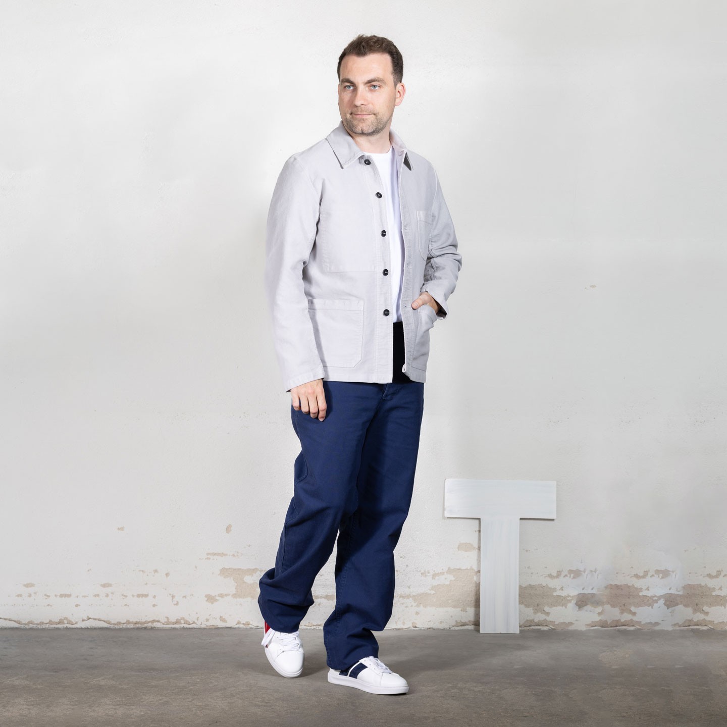 Veste workwear en moleskine 4M/5 - metal