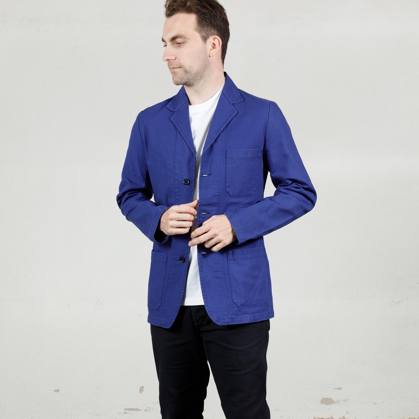 Workwear Blazer in organic twill fabric 1G/24