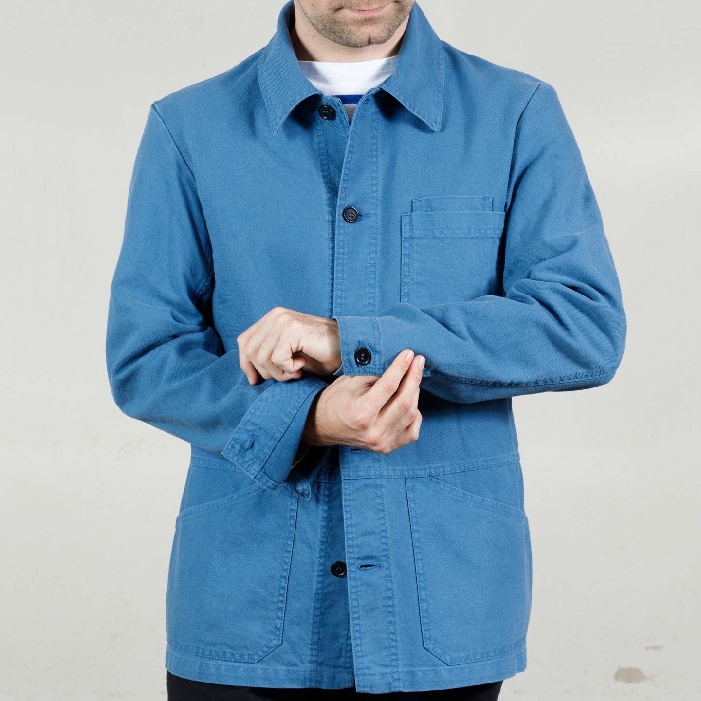 Veste de travail - Homme - Bleu de Cocagne