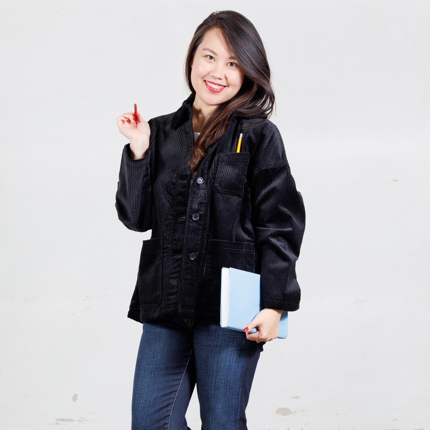 Veste Manteau En Velours Le Manteau Col Velours Côtelé à Poches