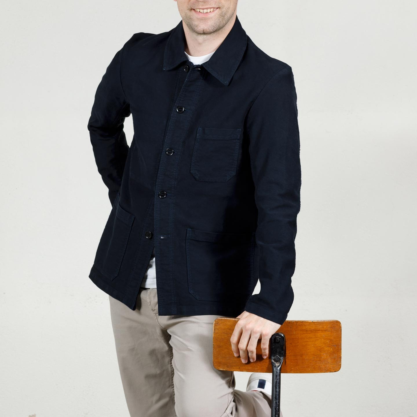 Veste workwear en moleskine 3M/5 vétra black