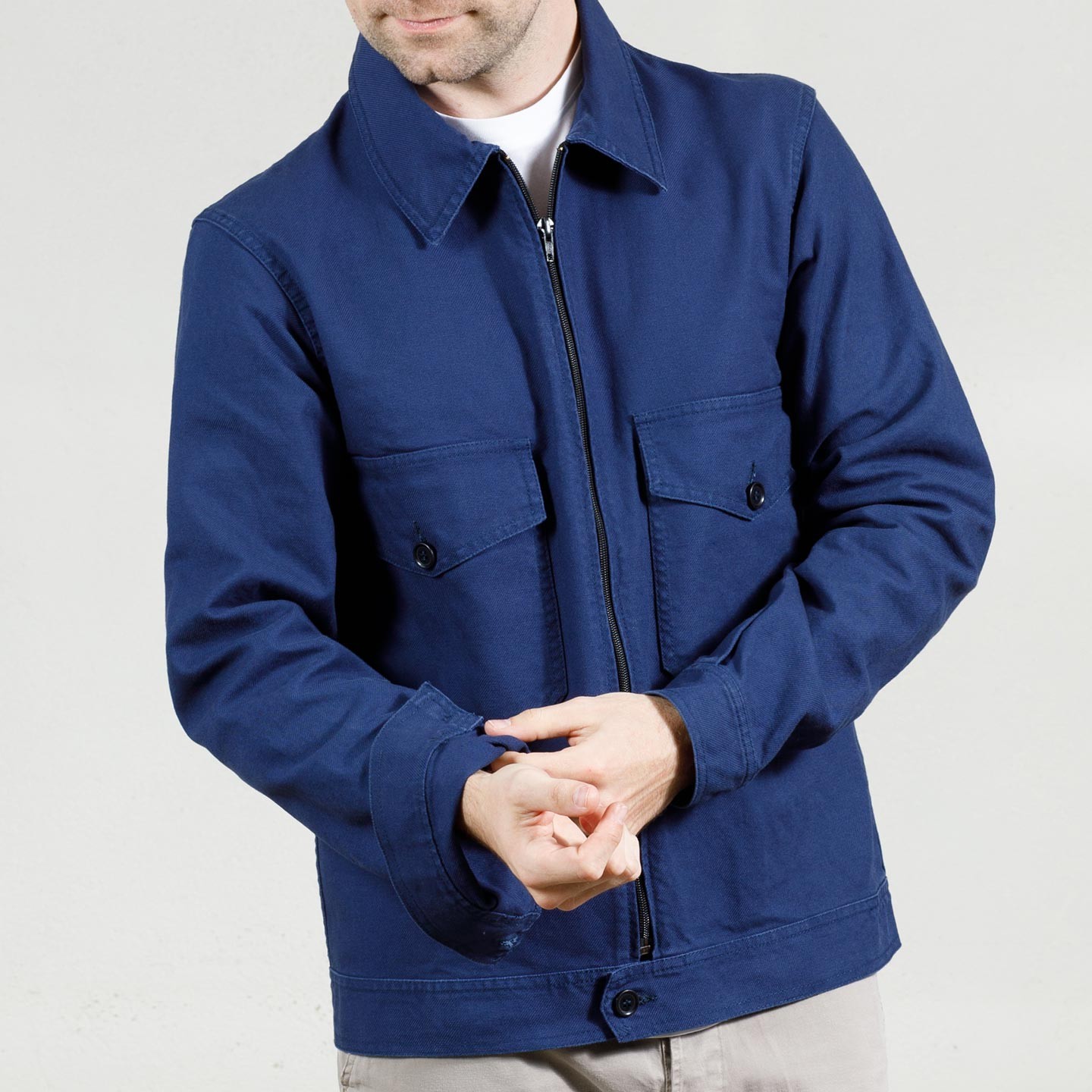 Mechanics Jacket in Organic Cotton VETRA french workwear made in France