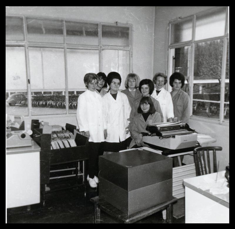 Janine with office staff