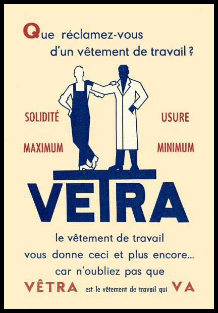 VETRA 1955 ads