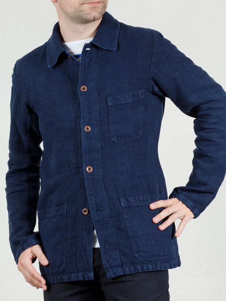 The genuine workwear chore jacket in 100% linen