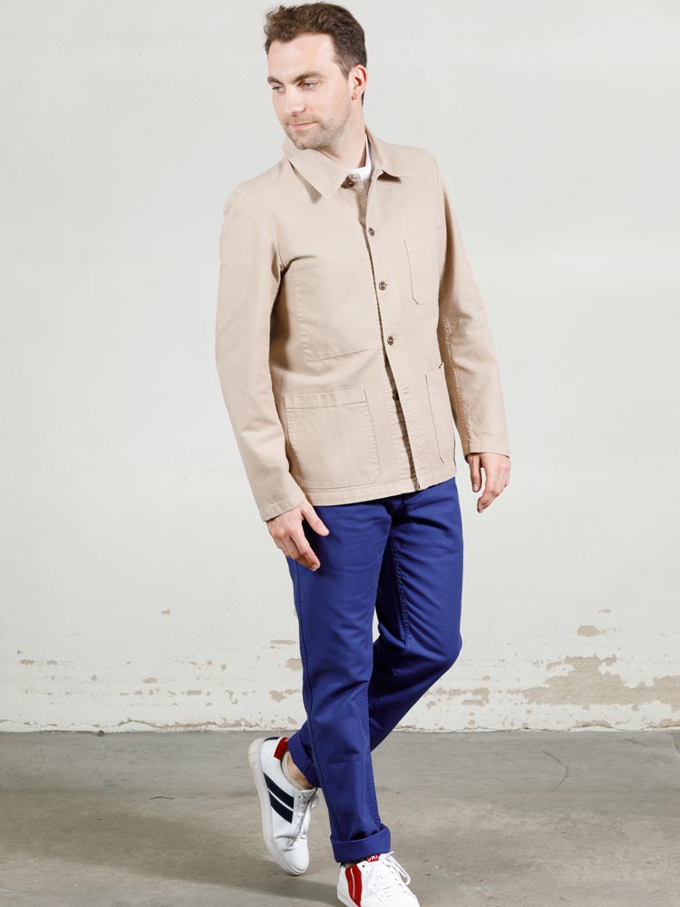 The authentic french workwear jacket 5C in organic cotton